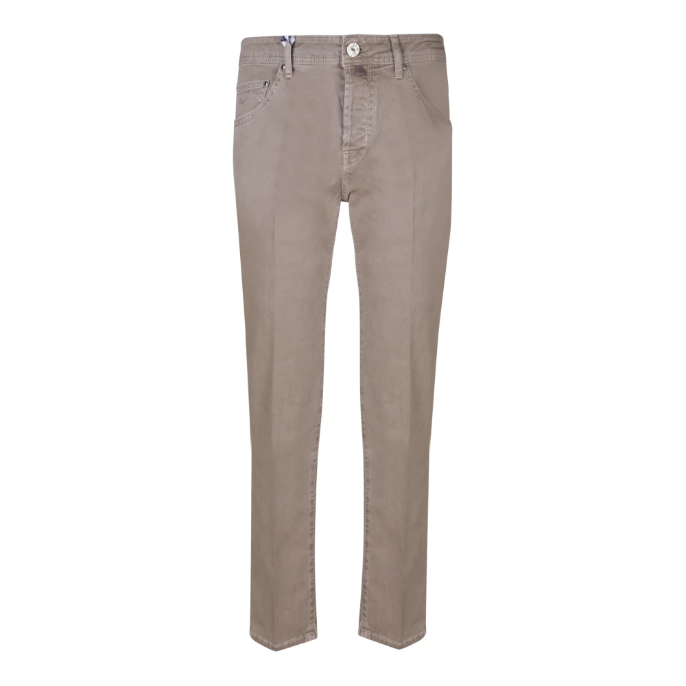 Jacob Cohën Men's Beige Slim-Fit Jeans W38