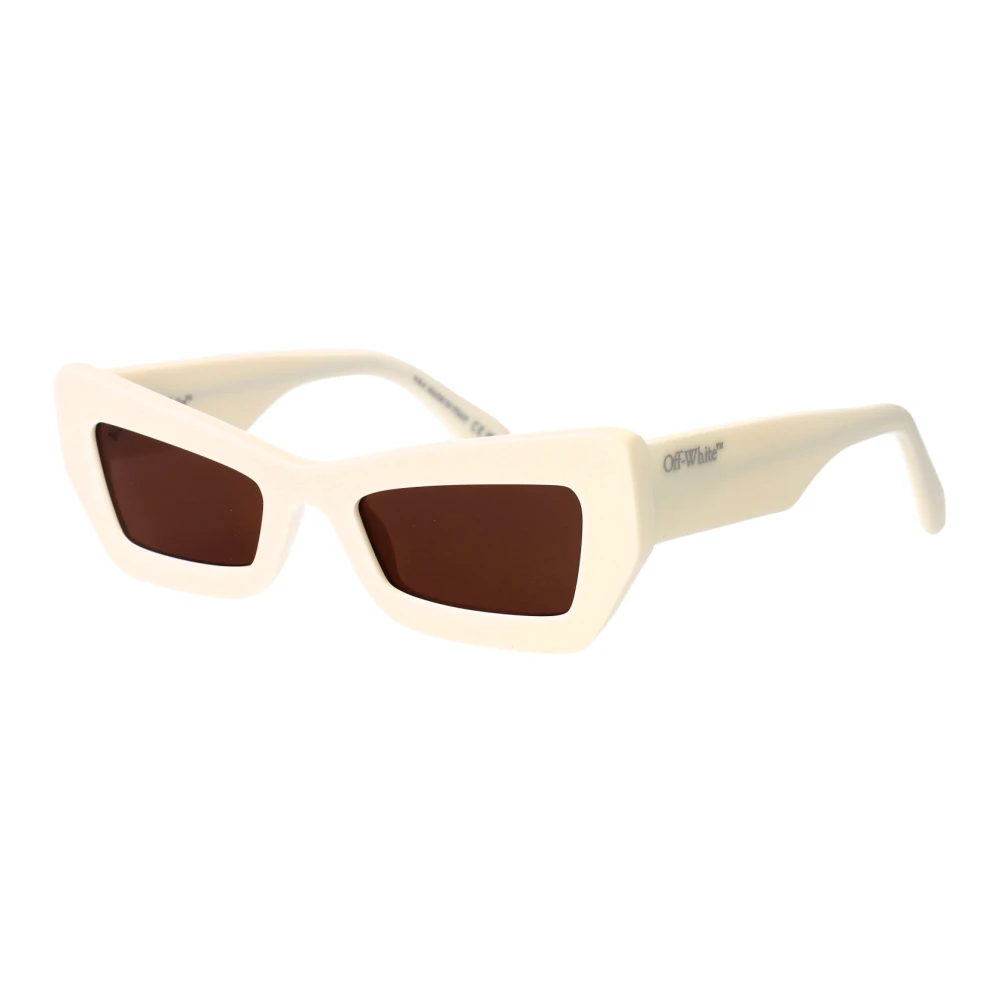 Off White Women's Beige Sunglasses Medium