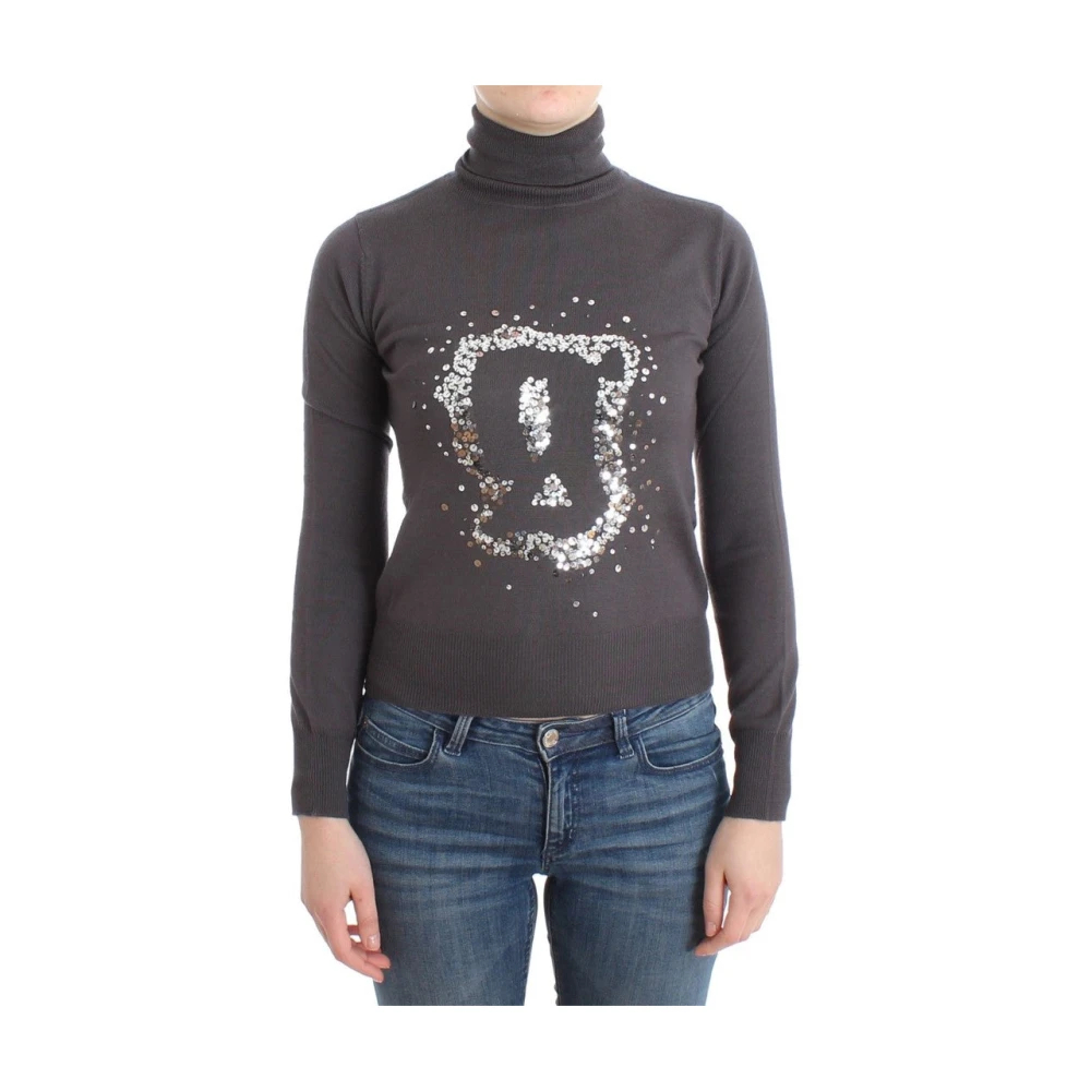 John Galliano Women's Brown Turtlenecks Extra Small