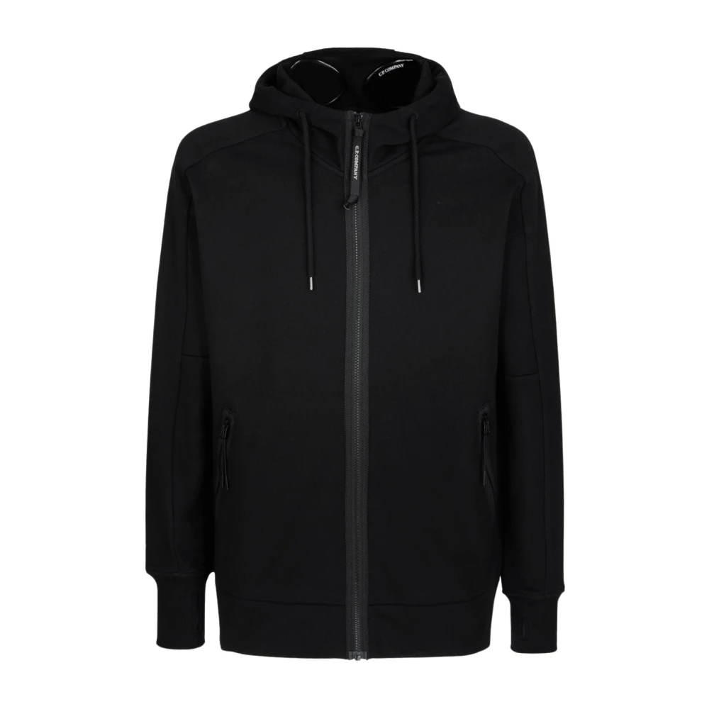 C.p. Company Men's Black Zip-Throughs 2XL