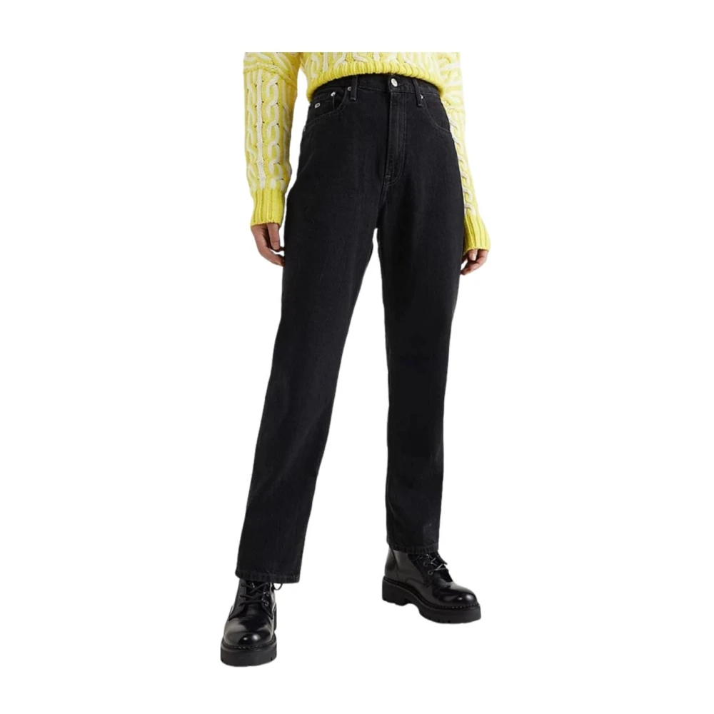 Tommy Hilfiger Women's Black Straight Trousers W26 L32