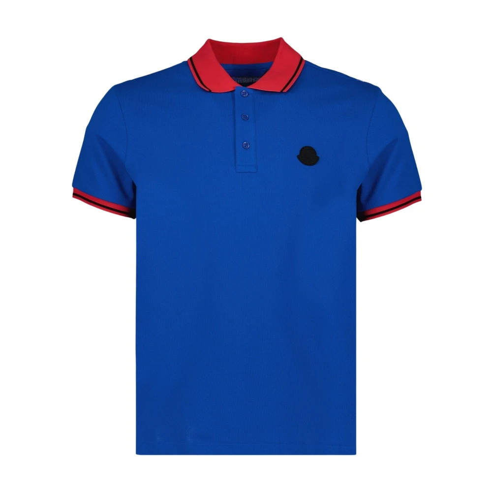 Moncler Men's Blue Polo Shirts Small