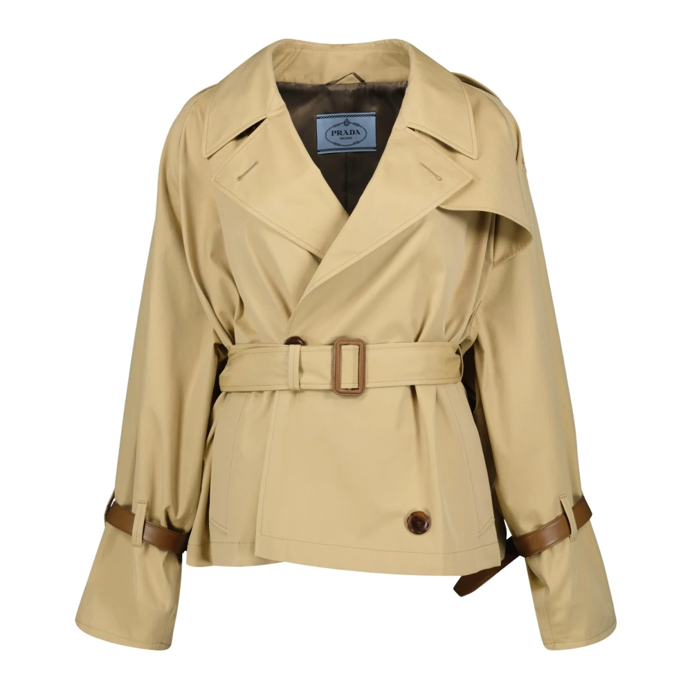 Prada Women's Beige Light Jackets 2XS