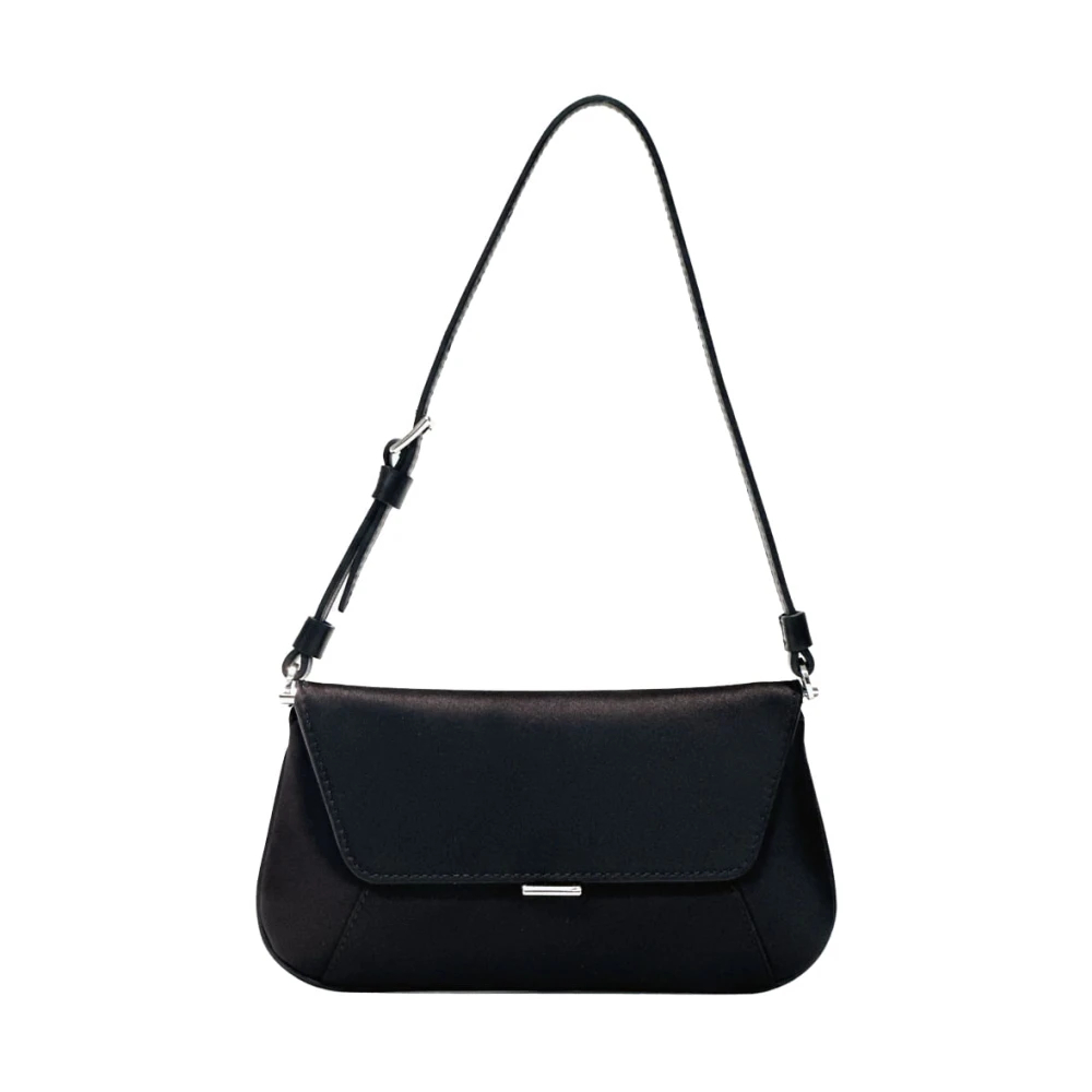 Amina Muaddi Women's Black Shoulder Bags