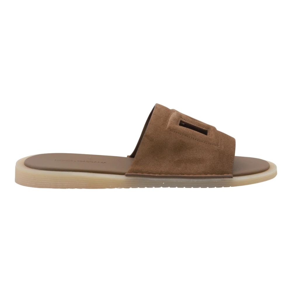 Dolce & Gabbana Men's Beige Sliders Size 8 Uk