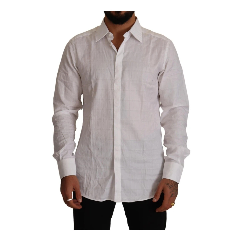Dolce & Gabbana Men's White Formal Shirts Extra Small