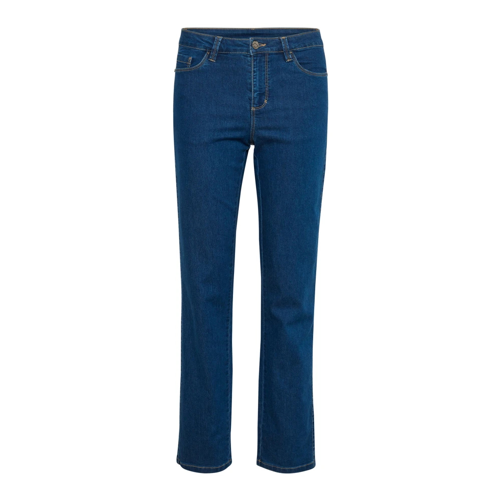 Kaffe Women's Blue Straight Jeans Extra Large