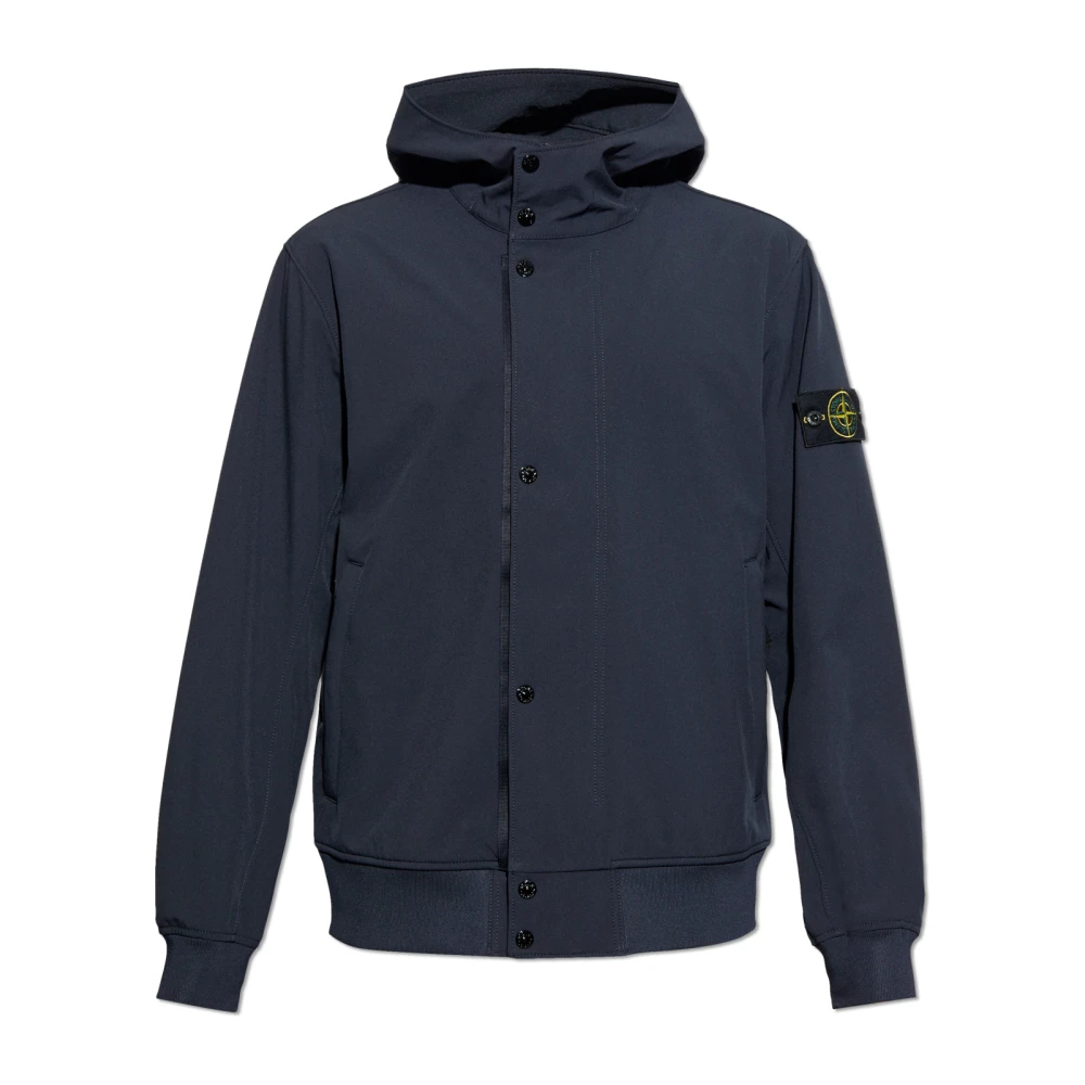 Stone Island Men's Blue Light Jackets Small