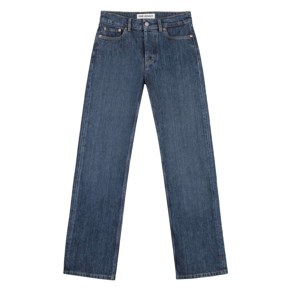 Our Legacy Women's Blue Straight Jeans W28