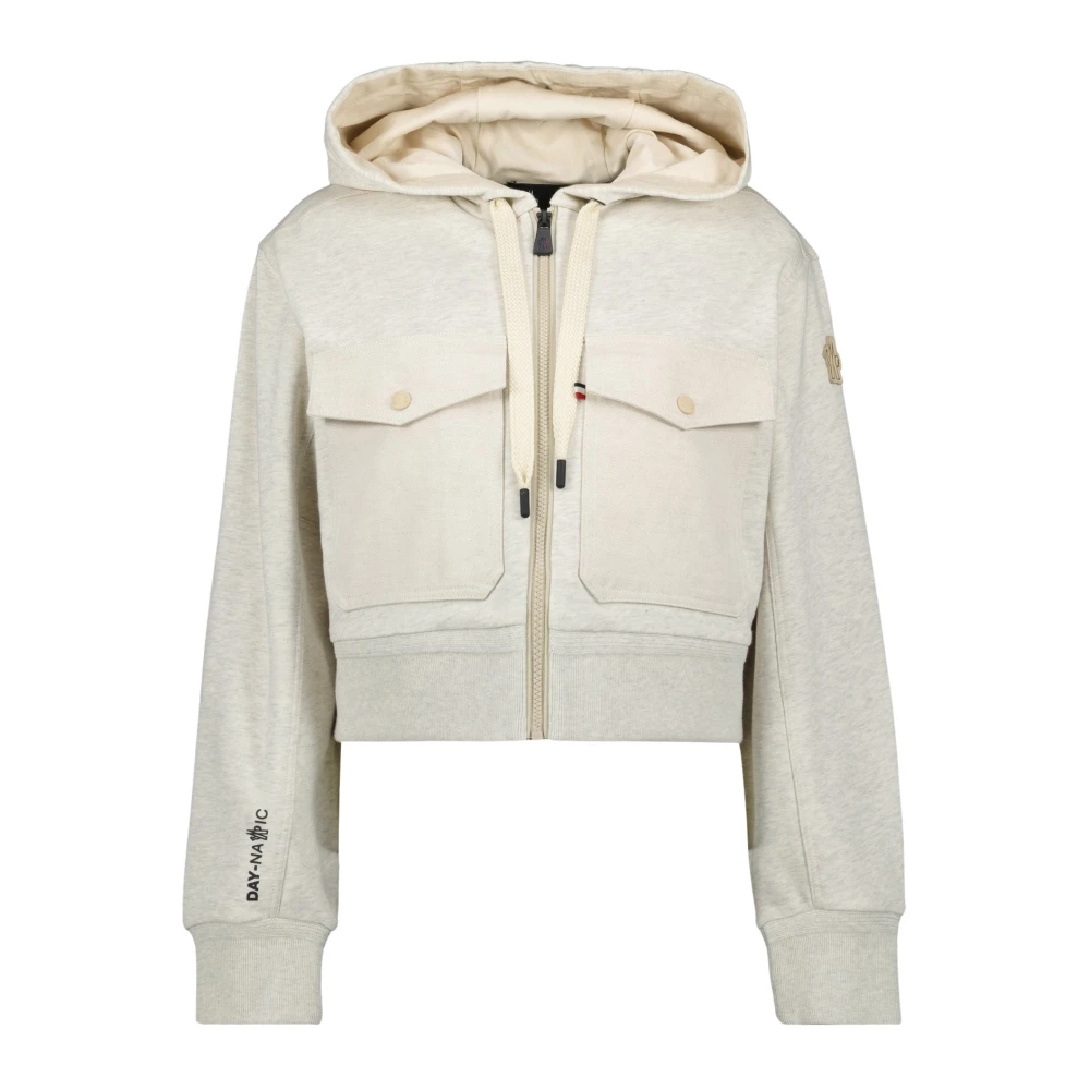 Moncler Women's Gray Zip-Throughs Medium