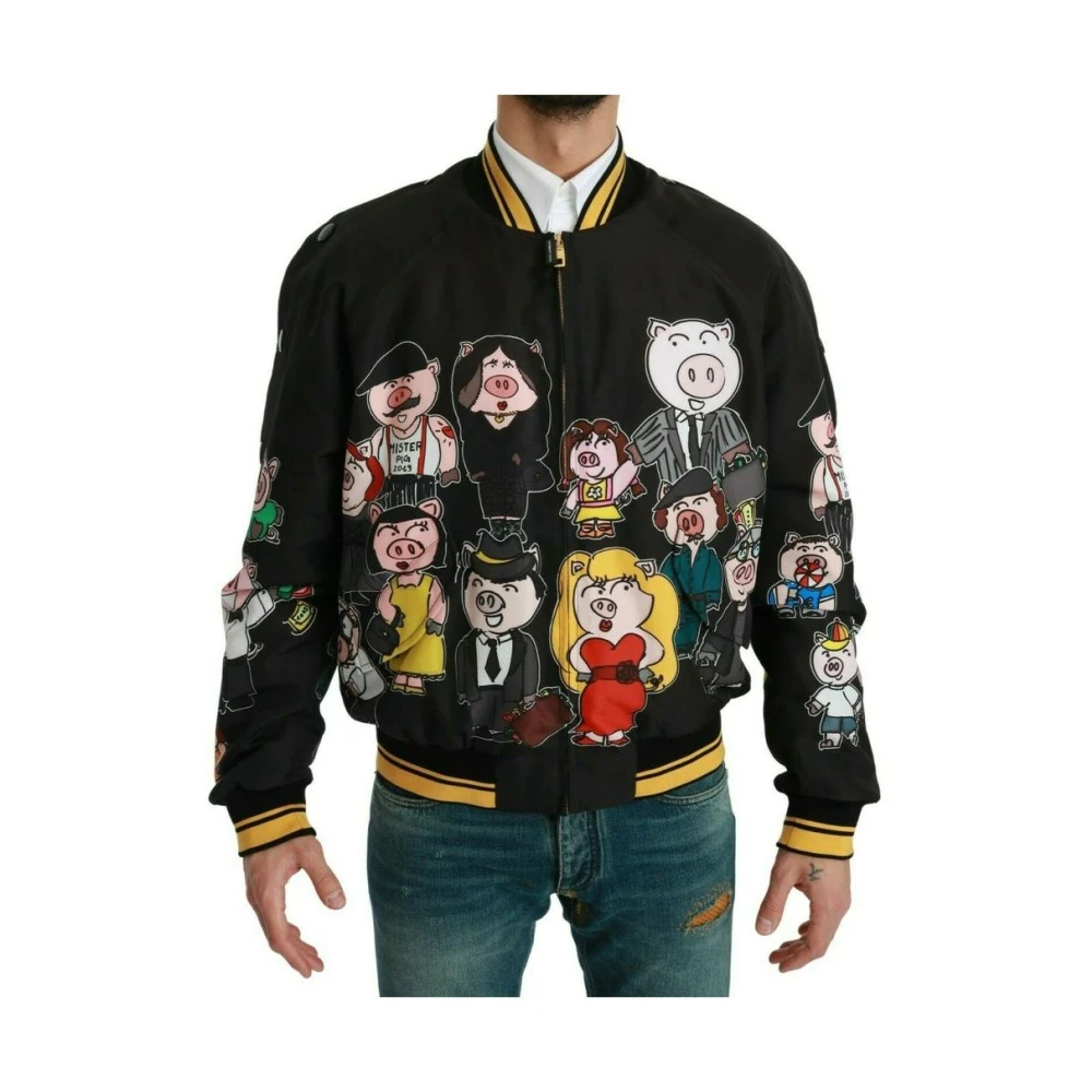 Dolce & Gabbana Men's Multicolor Bomber Jackets Medium