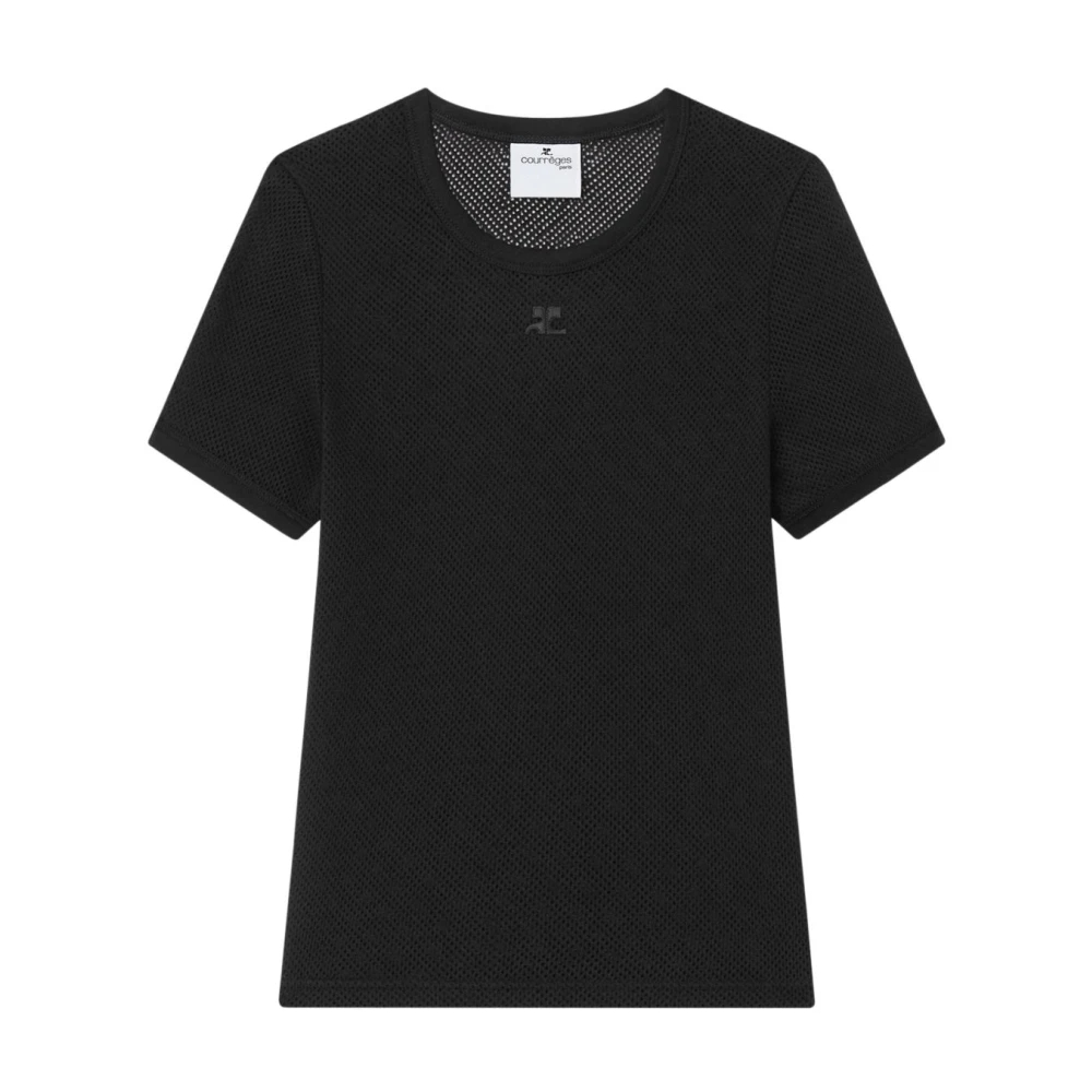 Courrèges Women's Black T-Shirts Small