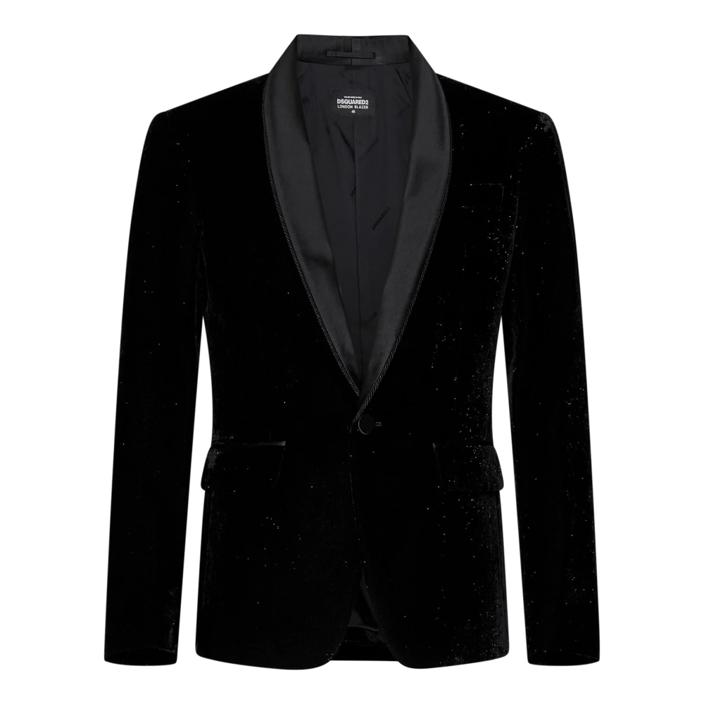 Dsquared2 Men's Black Blazers Extra Large