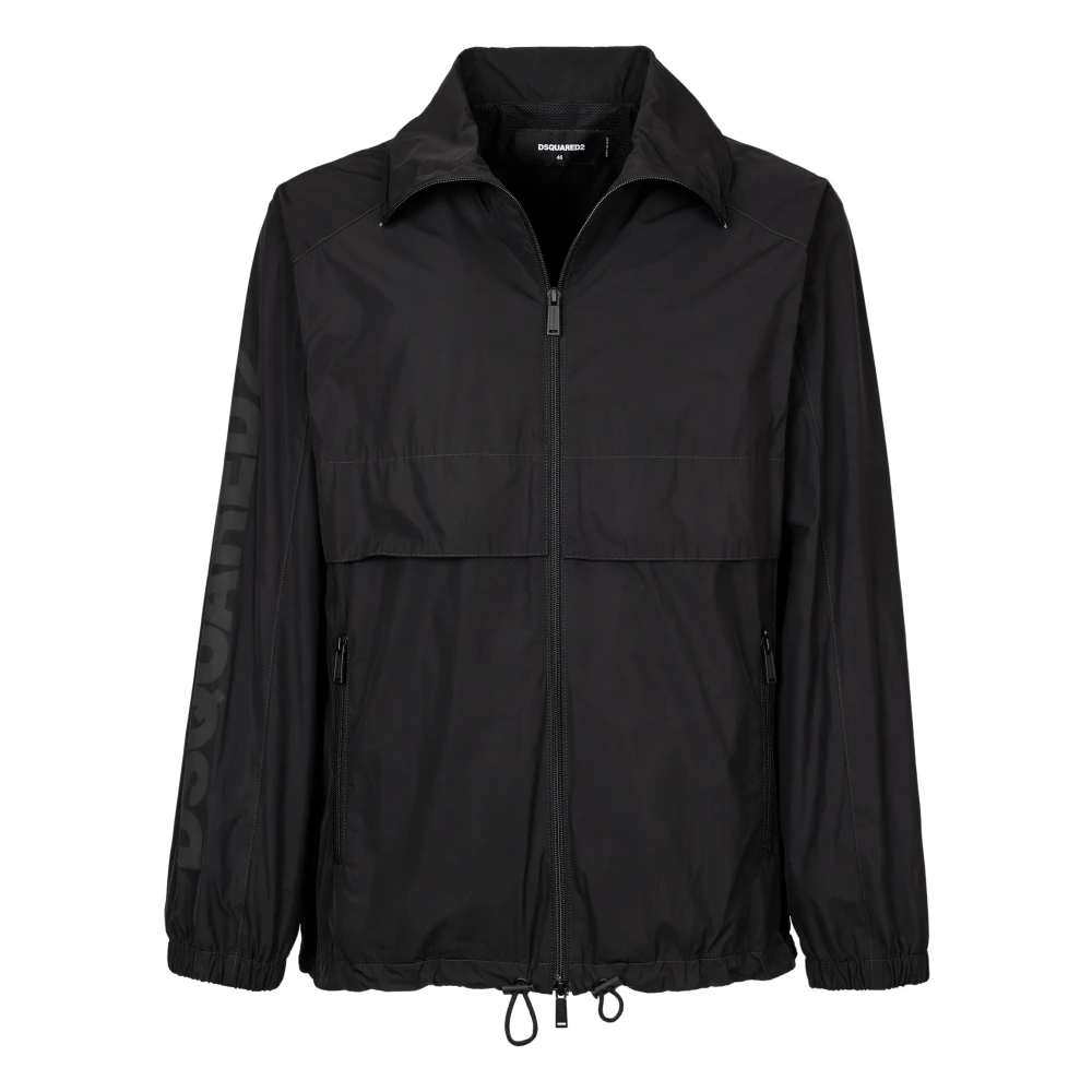 Dsquared2 Men's Black Light Jackets Medium