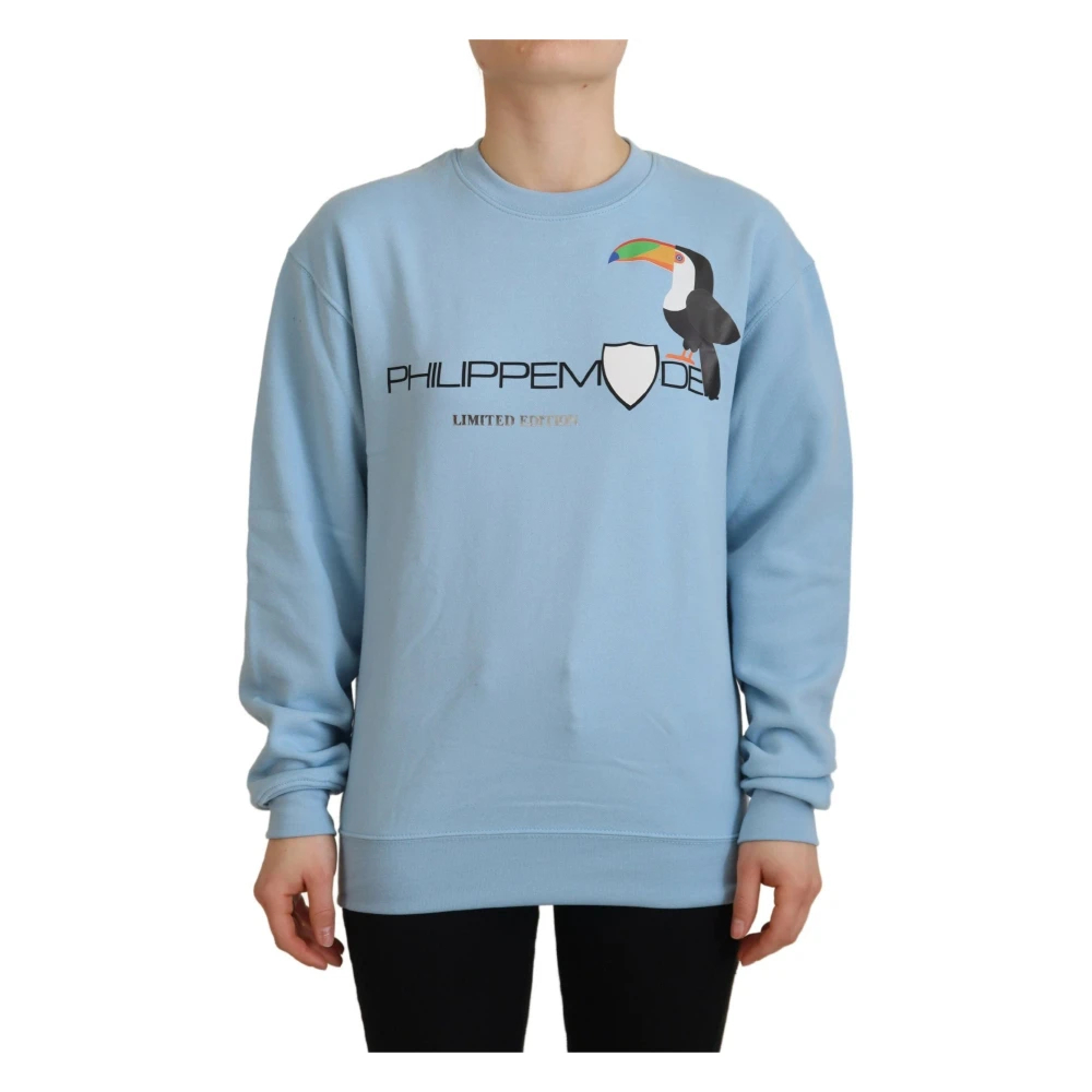 Philippe Model Women's Blue Sweatshirts 2XS