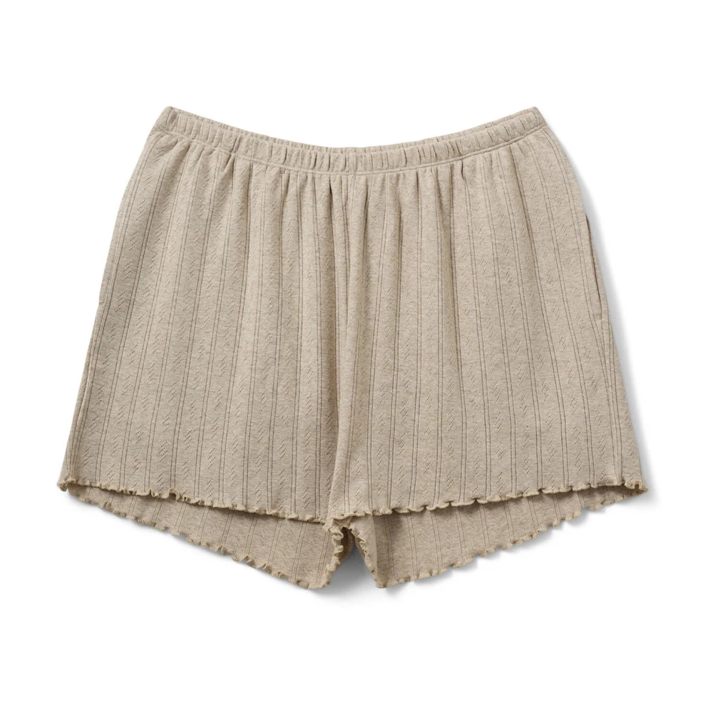 Sofie Schnoor Women's Beige Short Shorts Extra Large