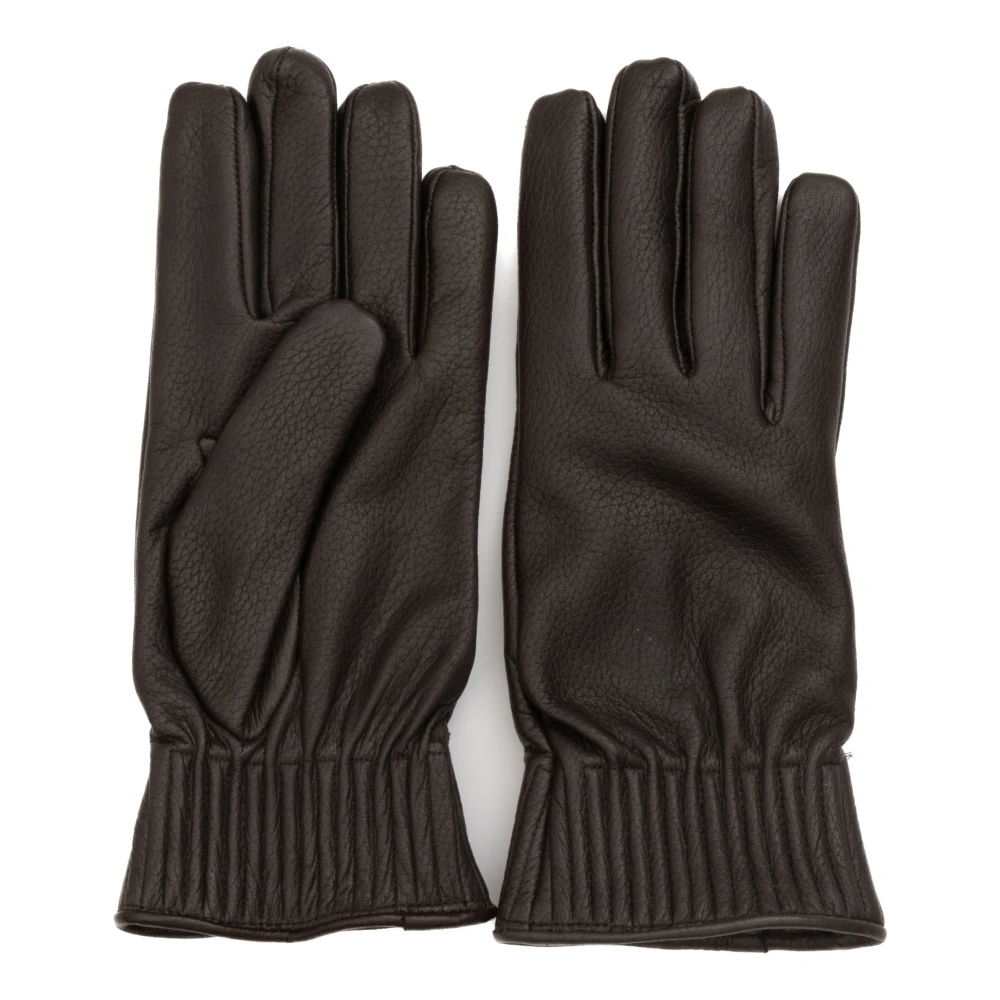 Orciani Men's Brown Gloves Size 9 1/2 In