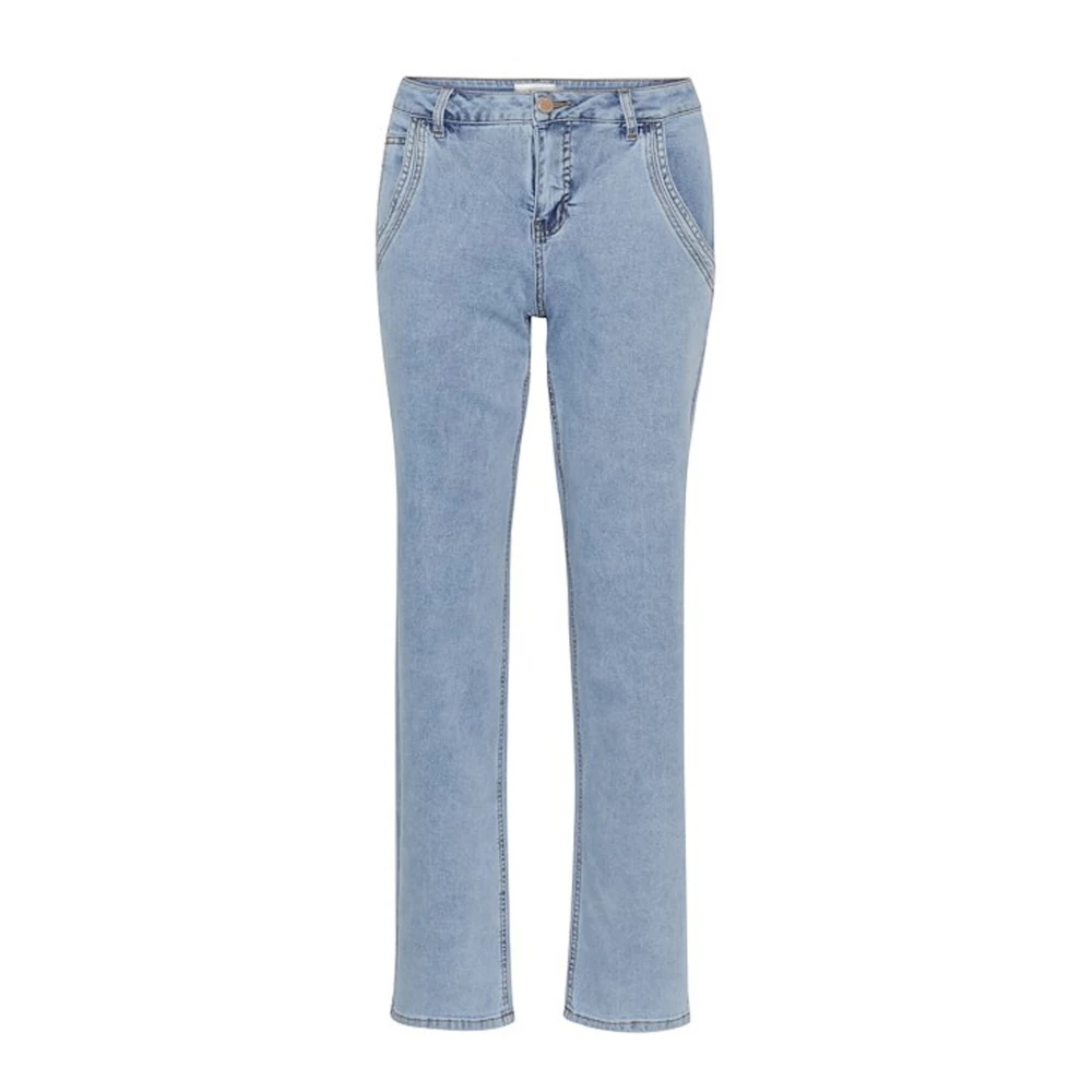 Cream Women's Blue Straight Jeans W27 L32