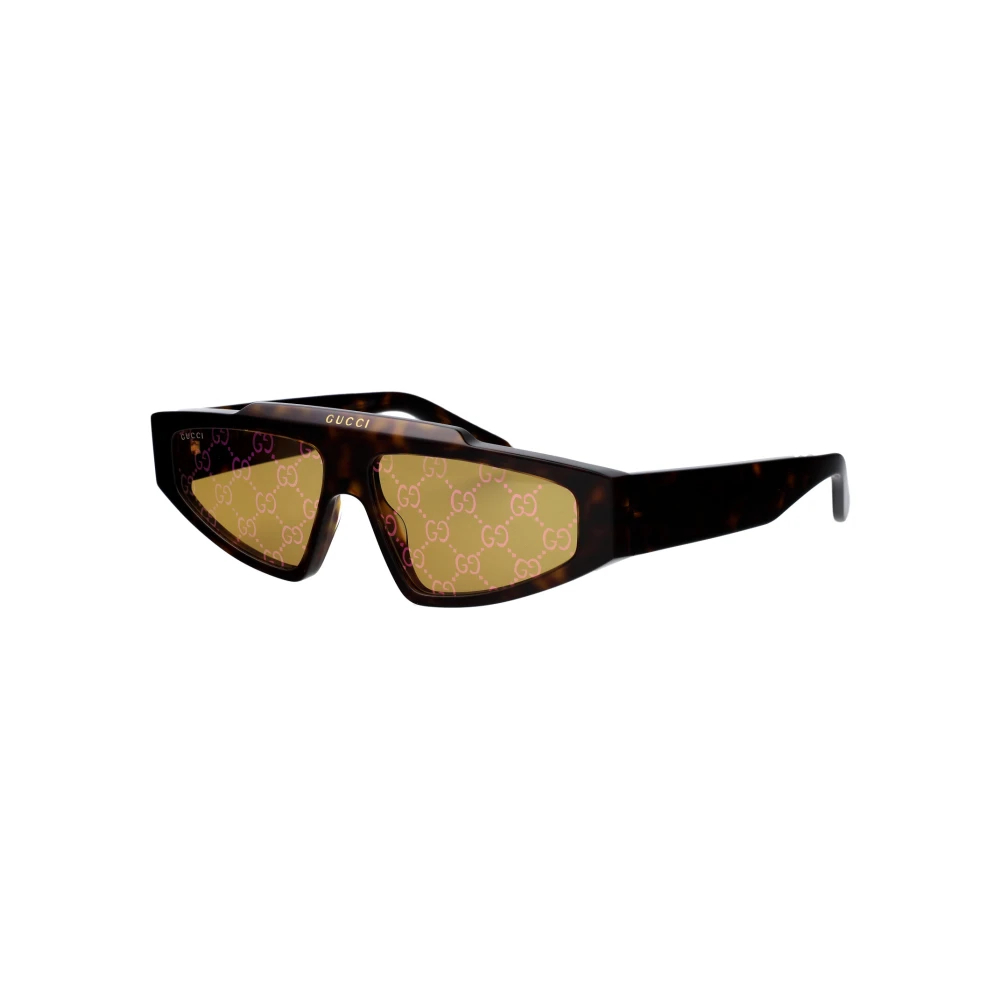 Gucci Men's Brown Sunglasses Medium