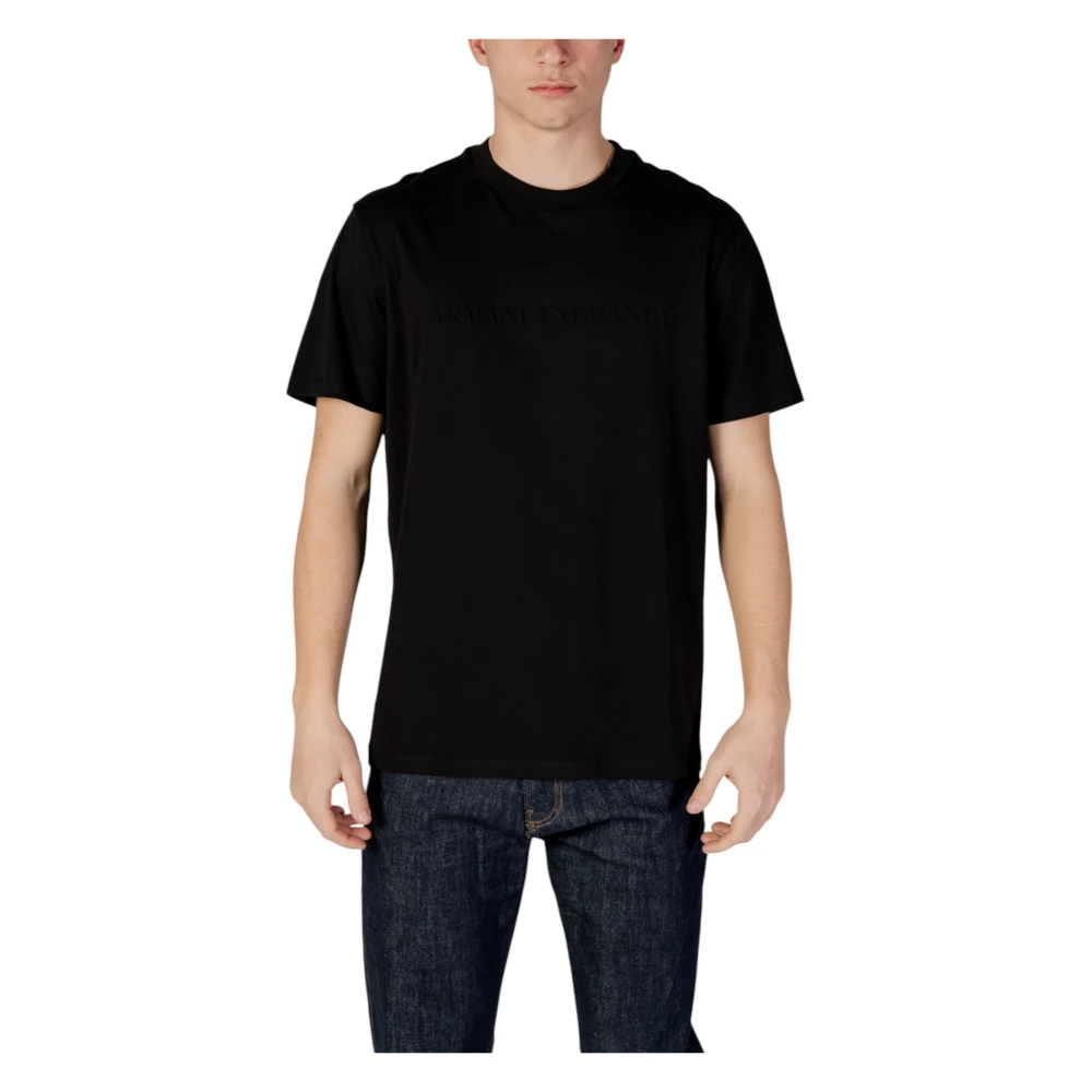 Armani Exchange Men's Black T-Shirts Large