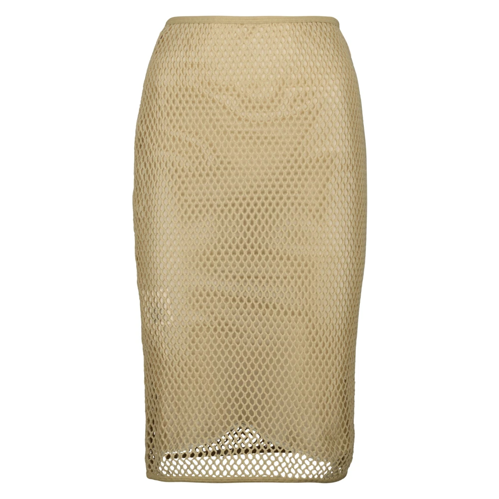 Prada Women's Beige Midi Skirts 3XS