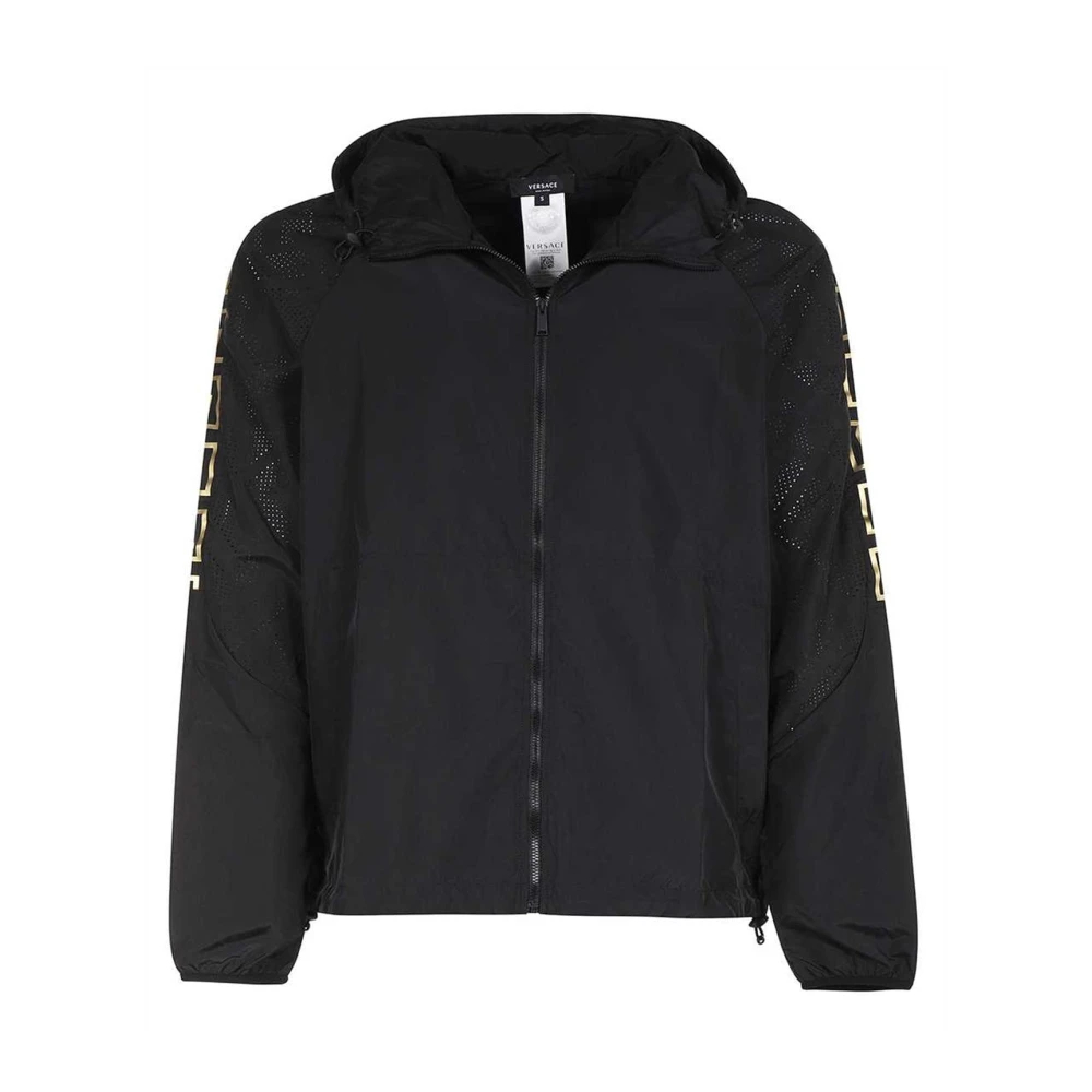 Versace Men's Black Zip-Throughs Small