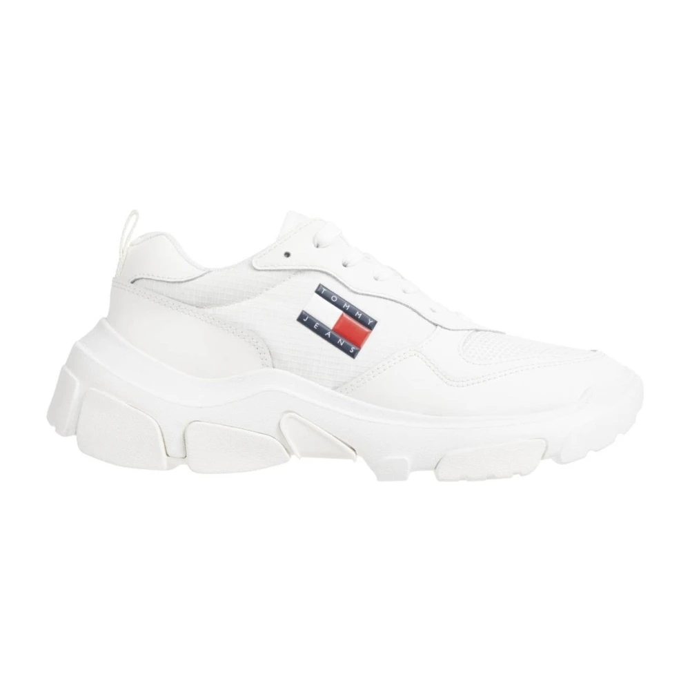 Tommy Jeans Women's White Sneakers Size 8 Uk
