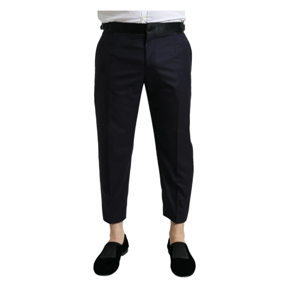 Dolce & Gabbana Men's Blue Cropped Trousers 2XL