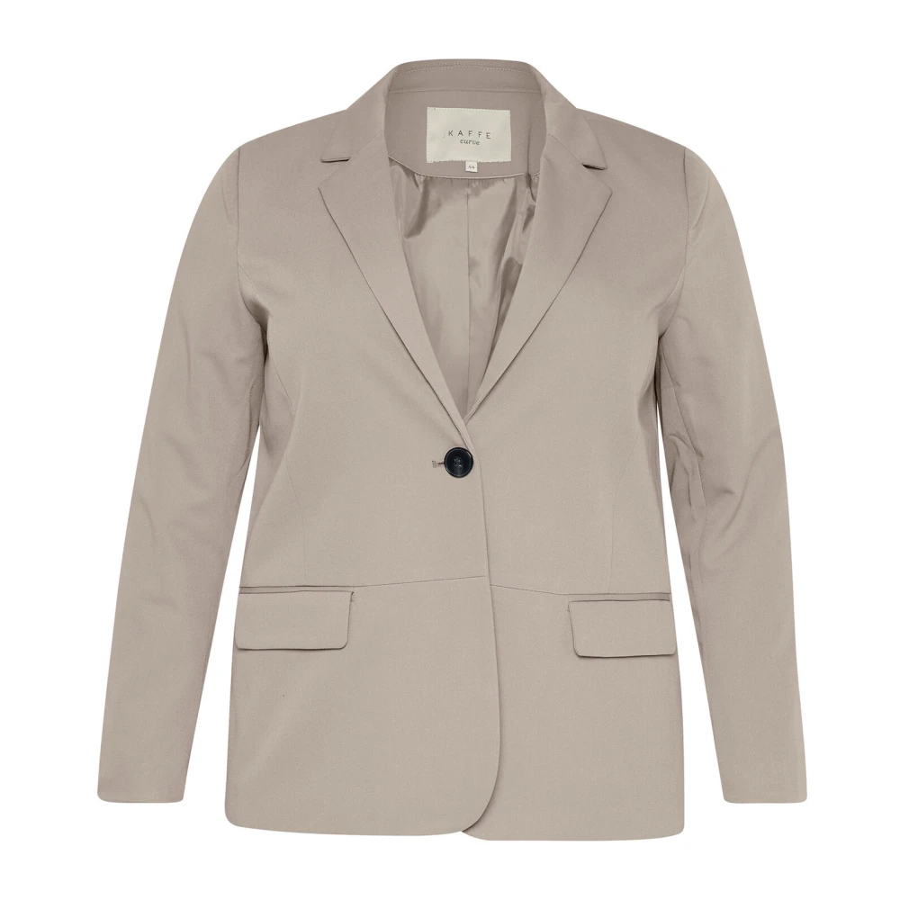 Kaffe Curve Women's Gray Blazers 3XL