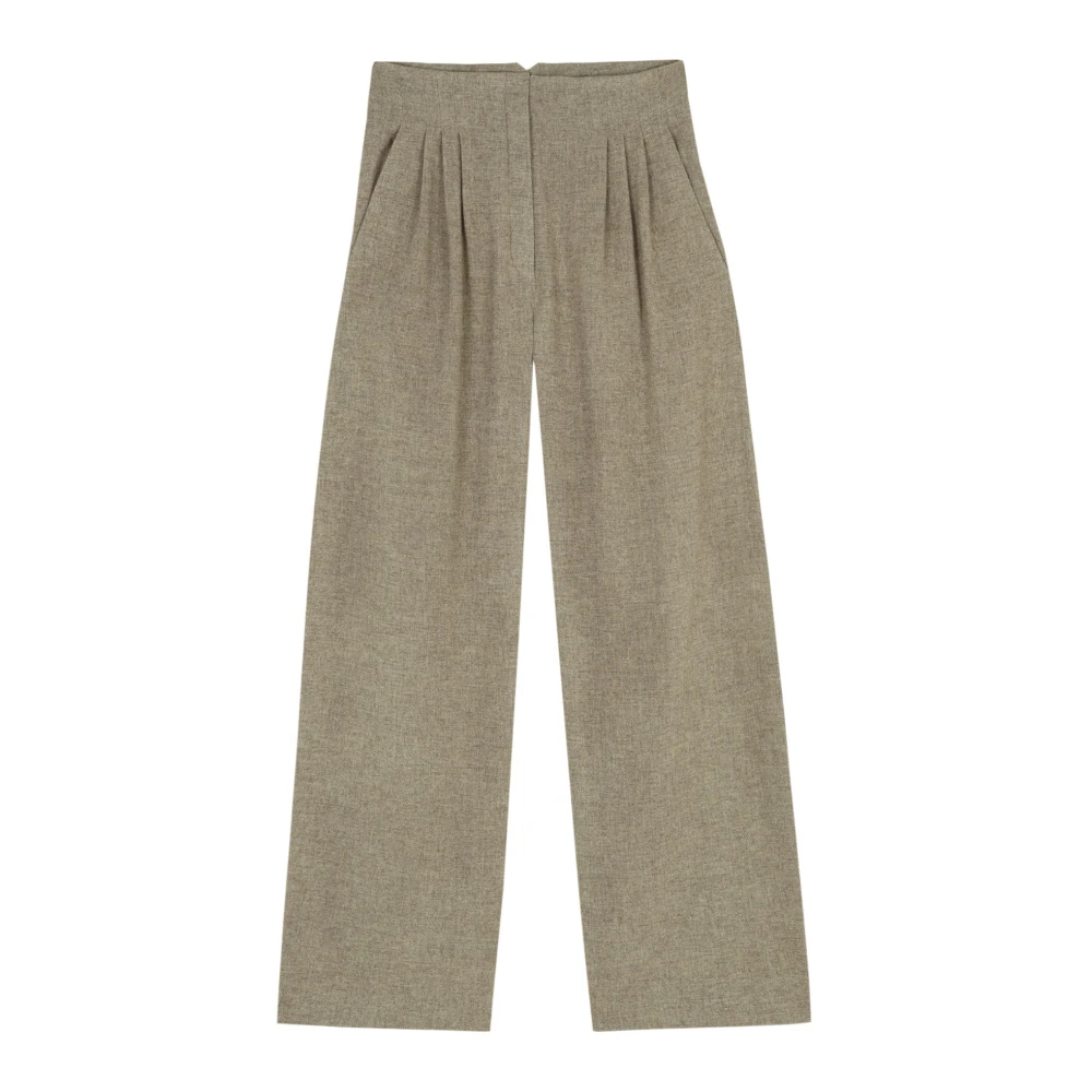 Cortana Women's Gray Wide Trousers 2XL