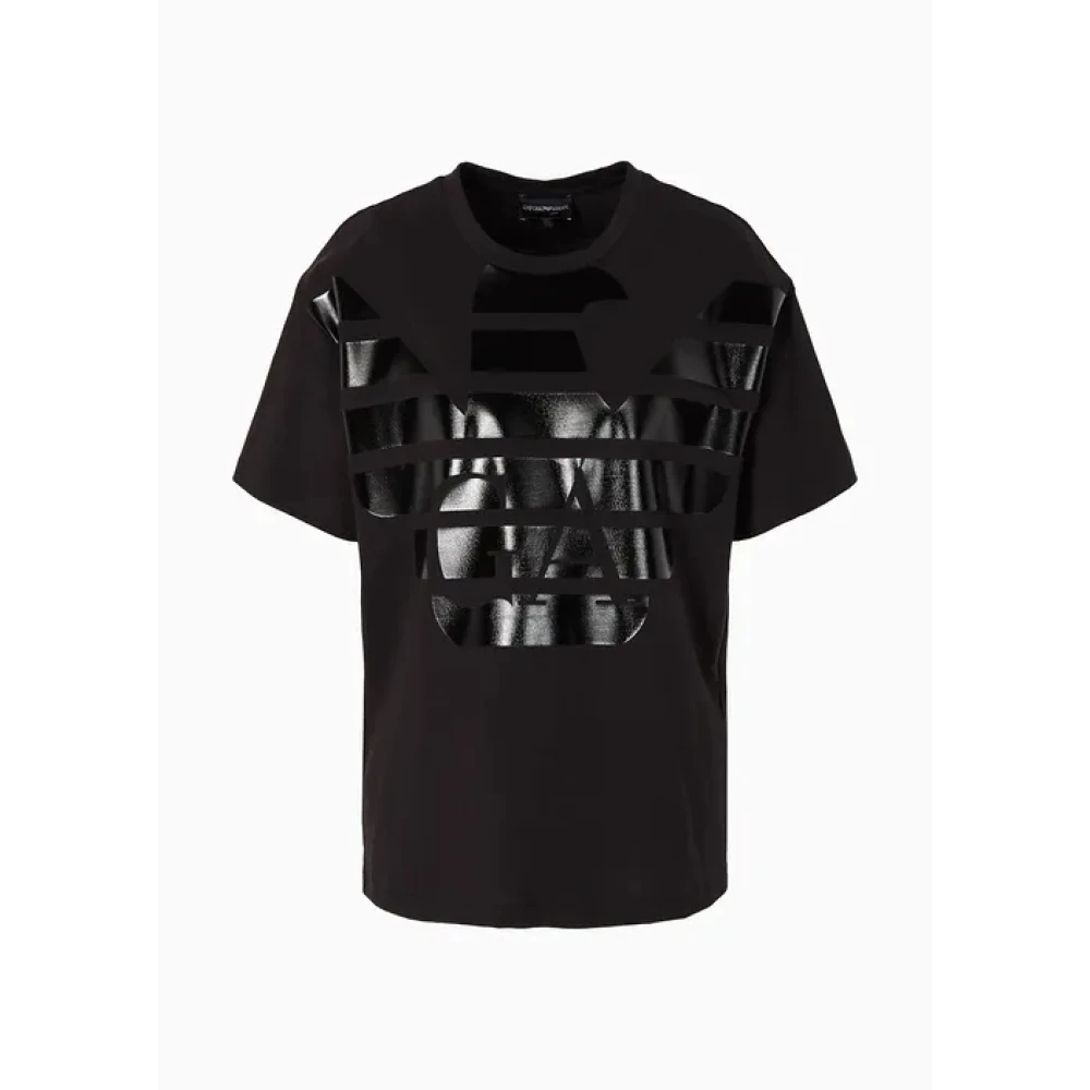 Emporio Armani Men's Black T-Shirts Extra Small
