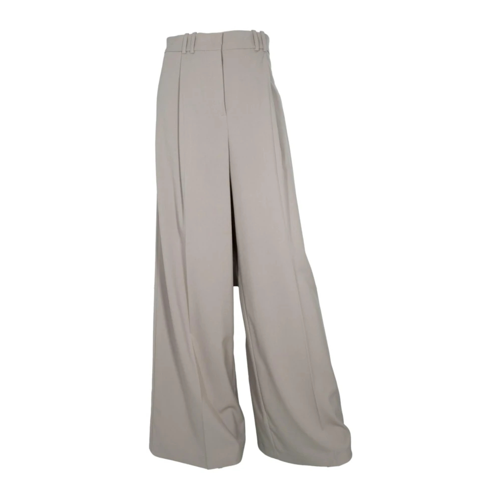Kaos Women's Gray Wide Trousers Medium