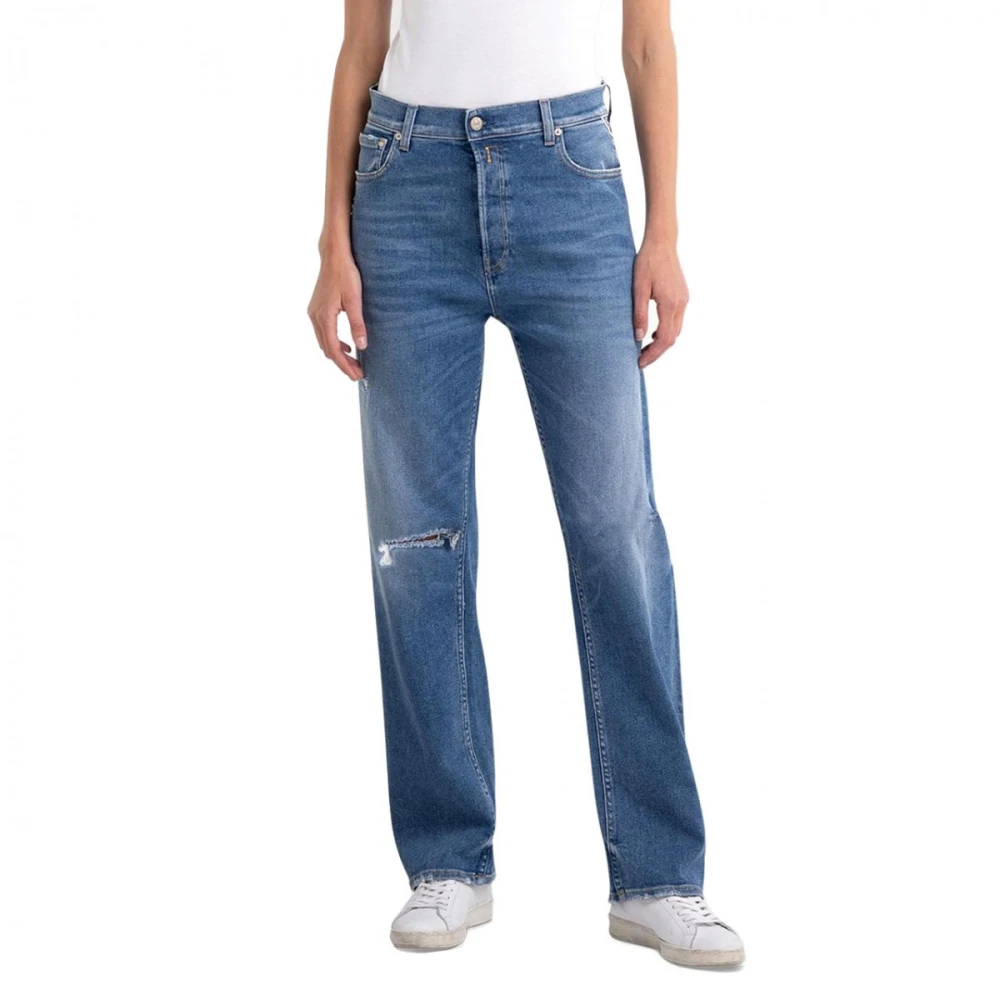 Replay Women's Blue Straight Jeans W27