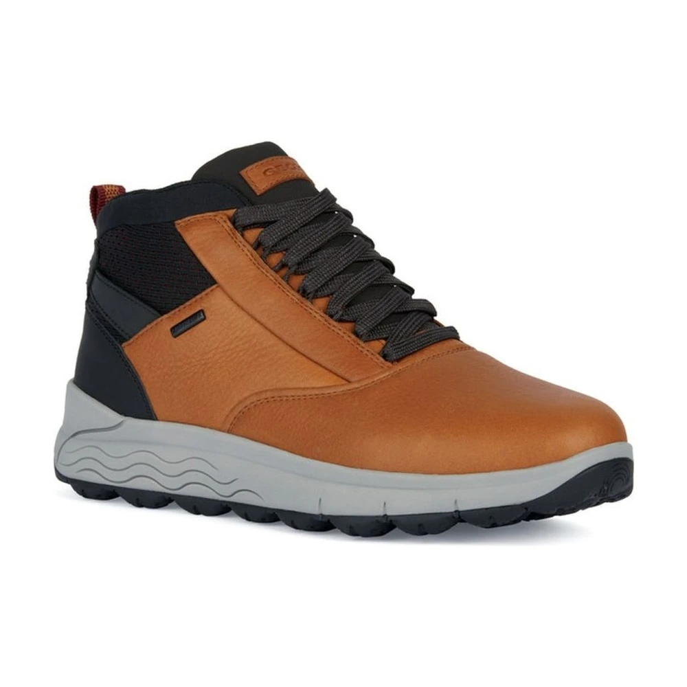 Geox Men's Orange Lace-Up Boots Size 12 Uk