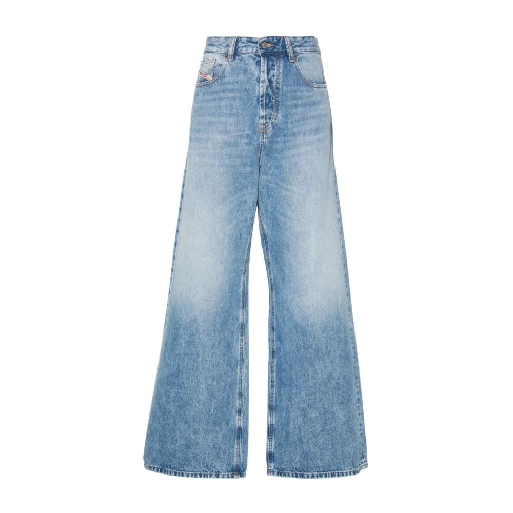 Diesel Women's Blue Wide Jeans W26