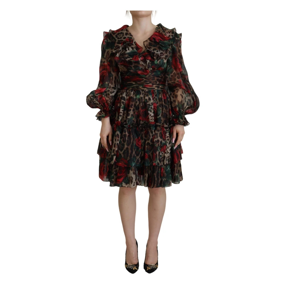 Dolce & Gabbana Women's Multicolor Midi Dresses 2XS
