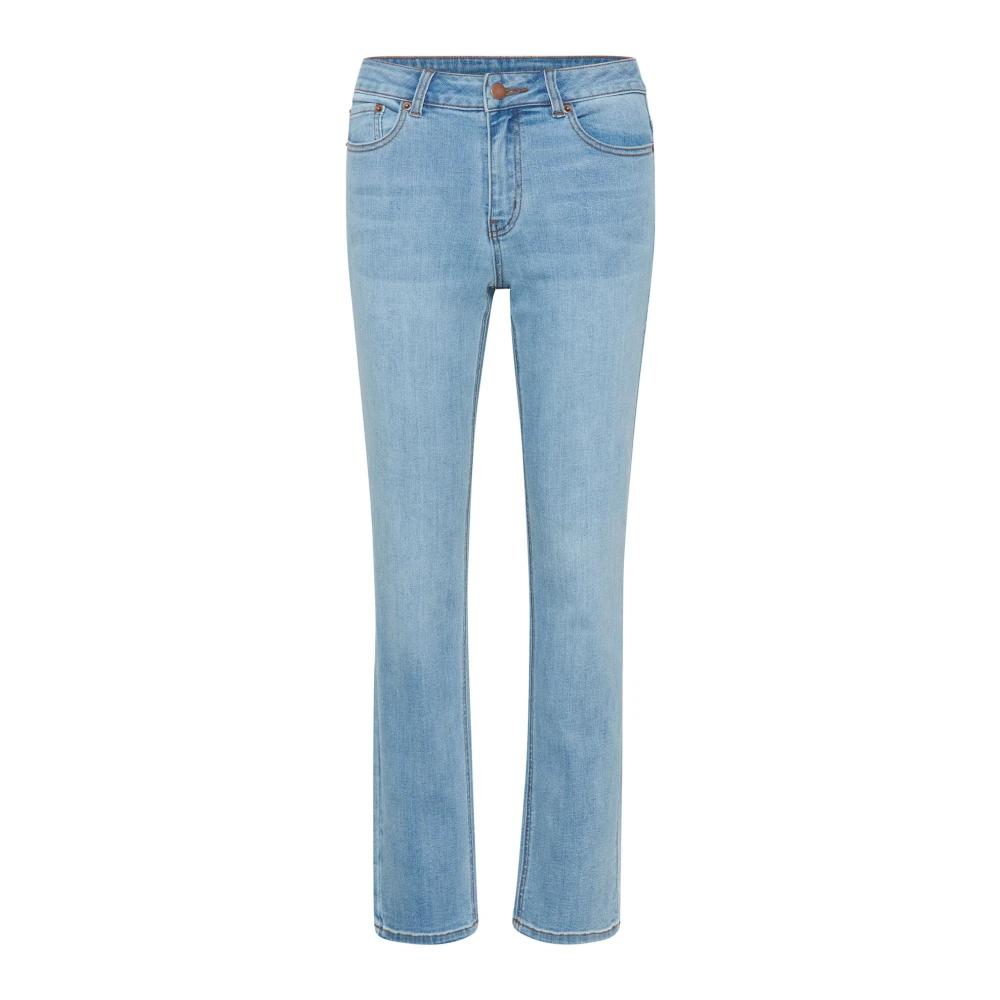 Kaffe Women's Blue Straight Jeans Extra Large