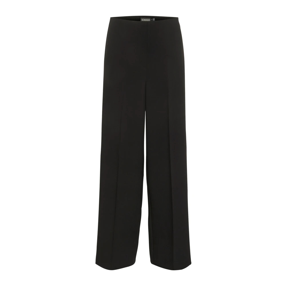Soaked In Luxury Women's Black Wide Trousers 2XL