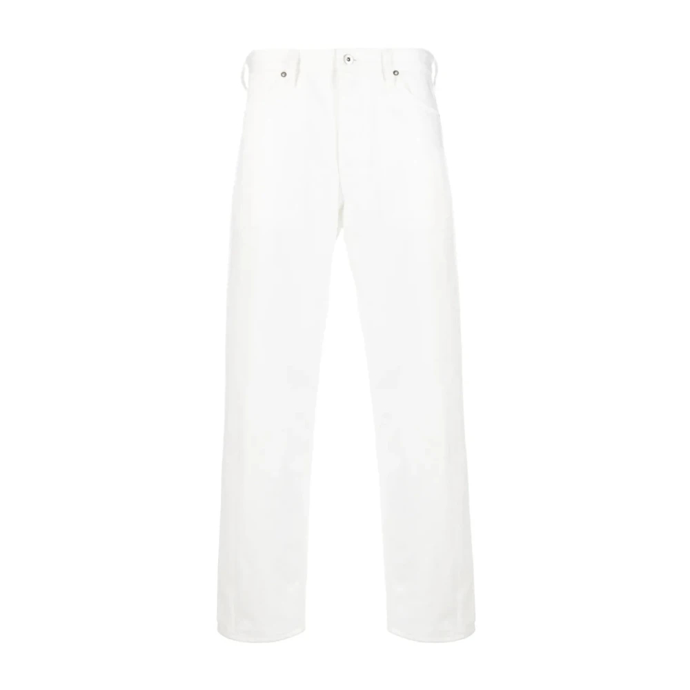 Jil Sander Men's White Straight Jeans W31