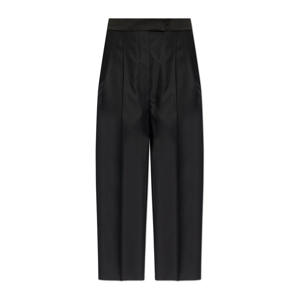 A.p.c. Women's Blue Wide Trousers Small