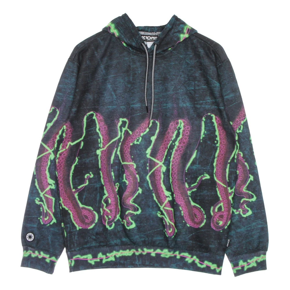 Octopus Men's Multicolor Hoodies Extra Small