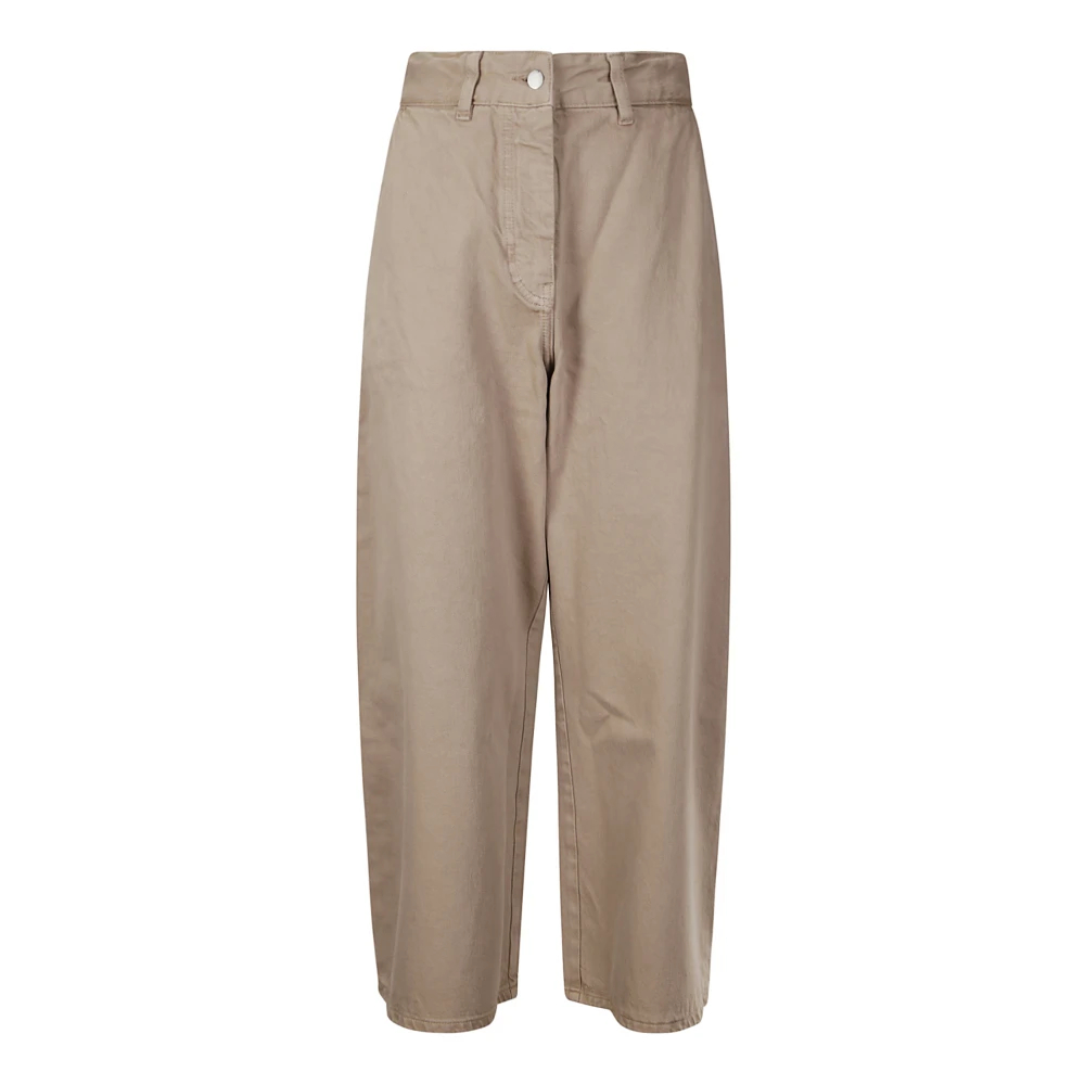 Studio Nicholson Women's Brown Wide Trousers 3XS