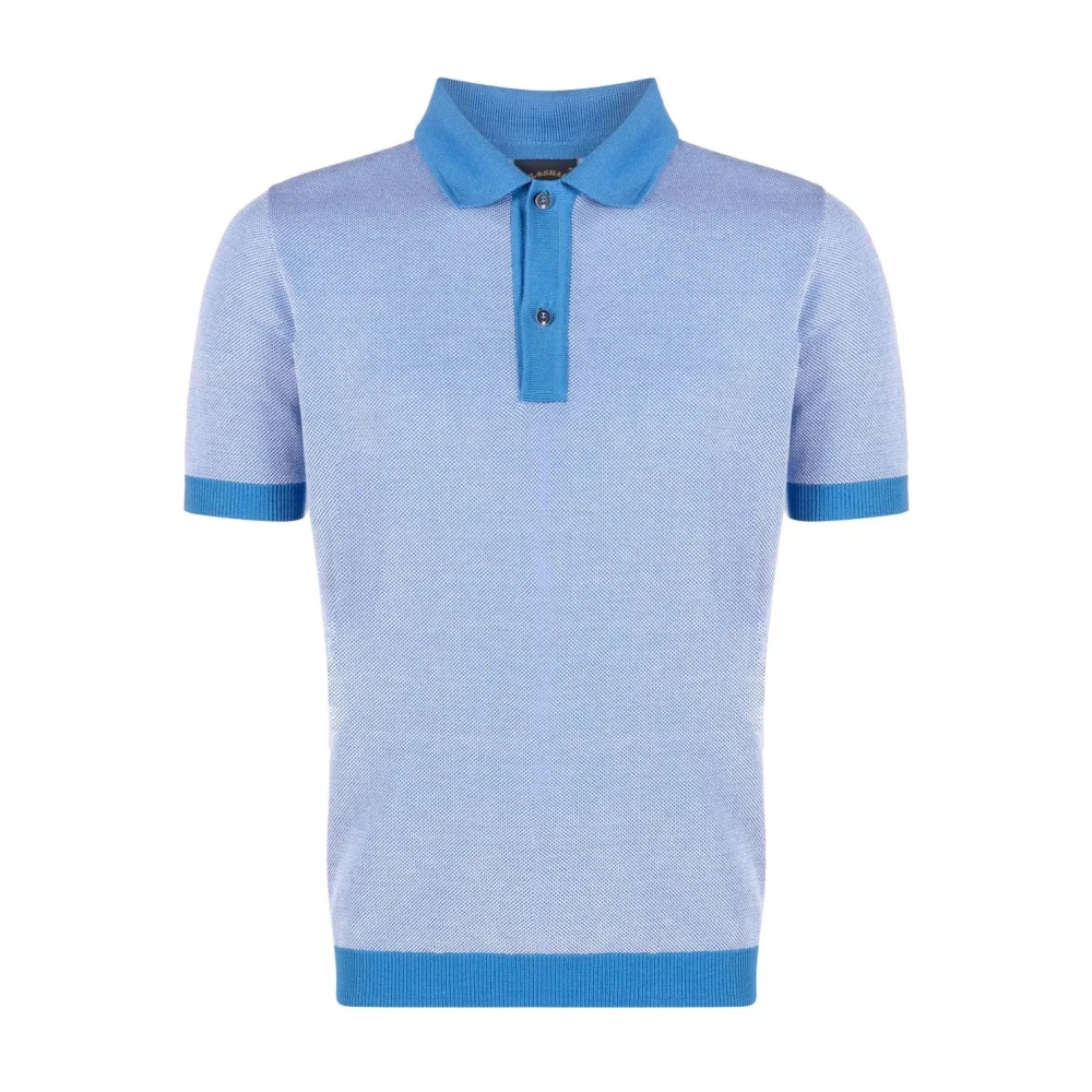 Paul & Shark Men's Blue Round-Neck Knitwear Large