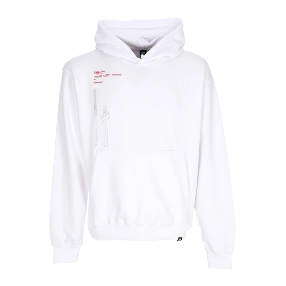 Dolly Noire Men's White Hoodies Large