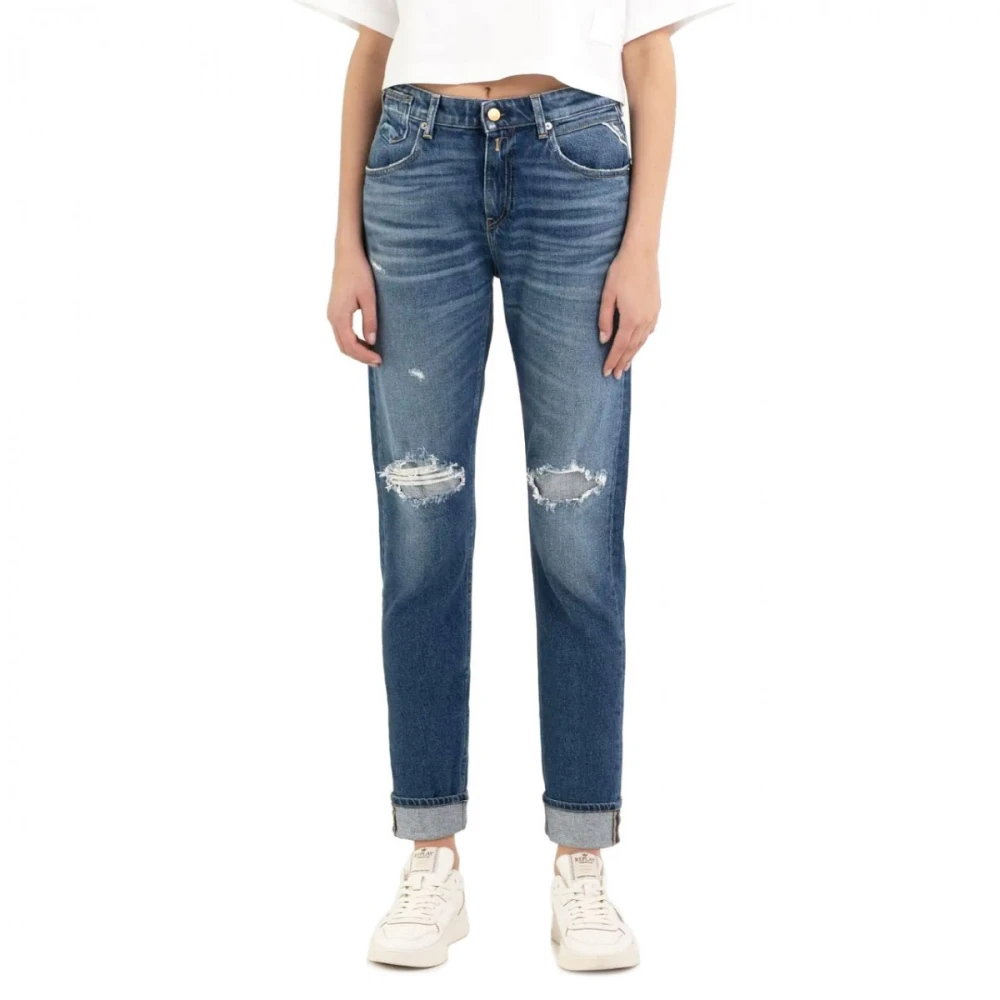 Replay Women's Blue Slim-Fit Jeans W26