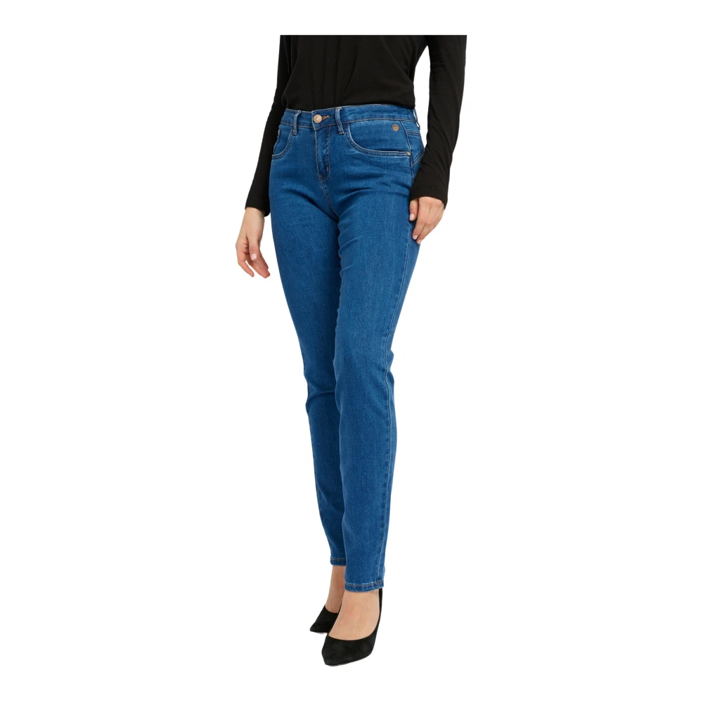 Cream Women's Blue Slim-Fit Jeans W26 L32