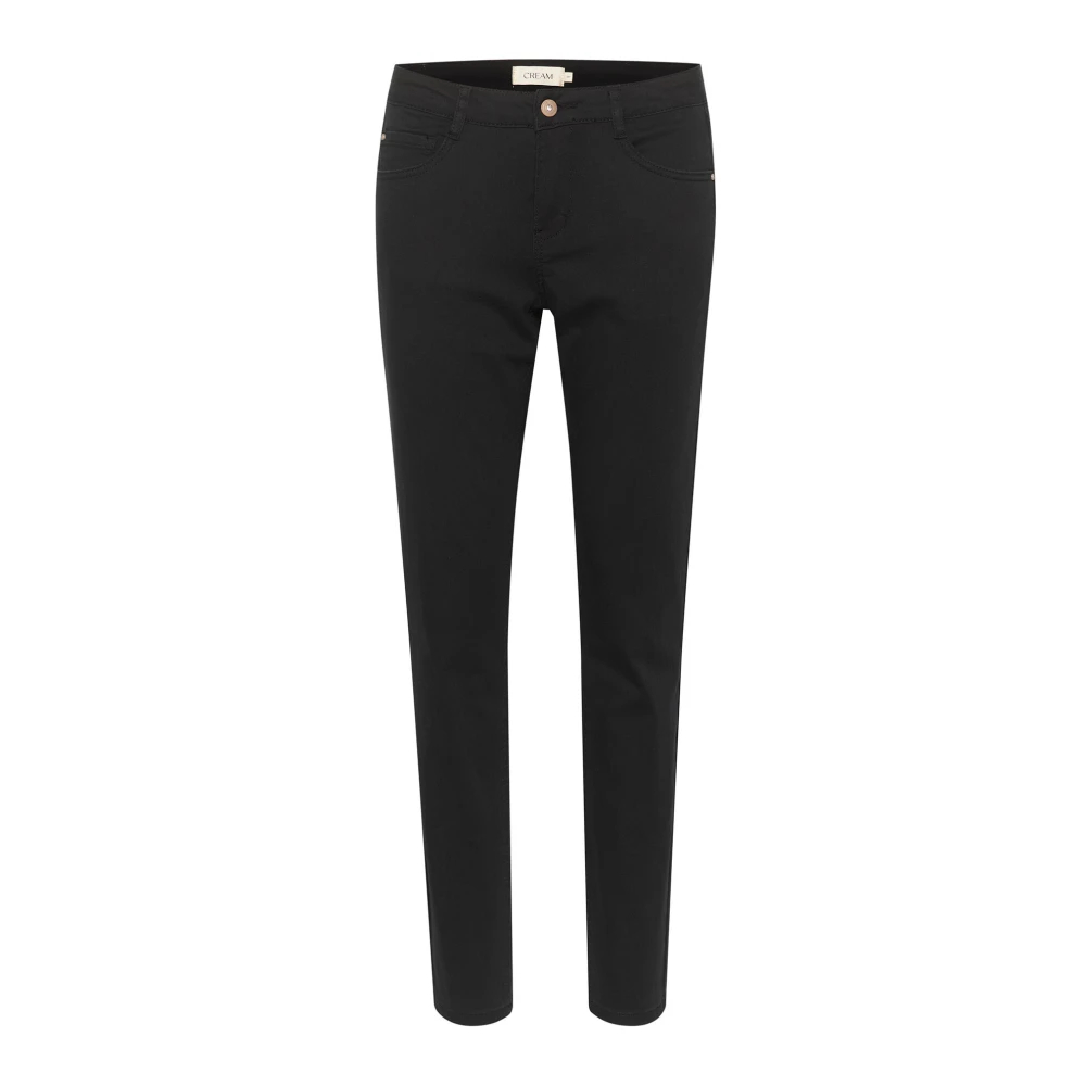Cream Women's Black Straight Trousers W29 L30
