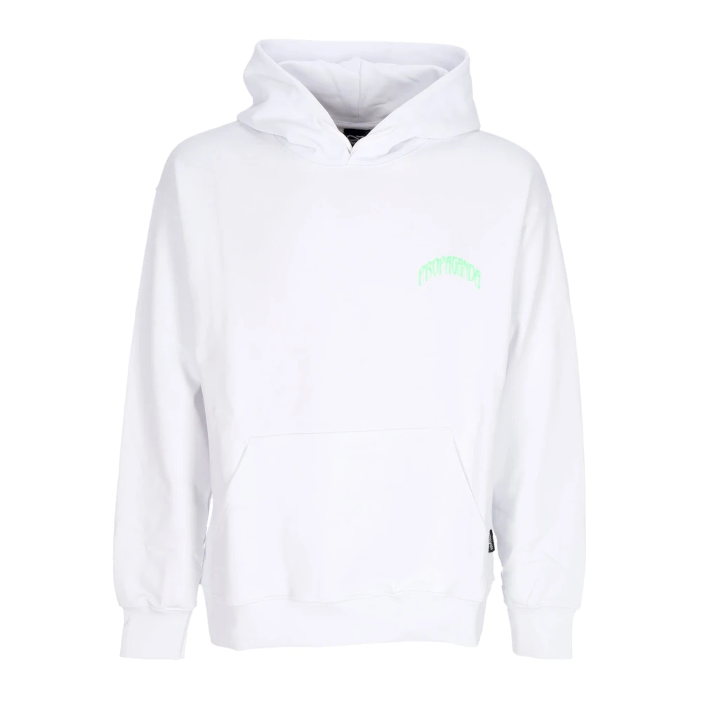 Propaganda Men's White Hoodies Medium