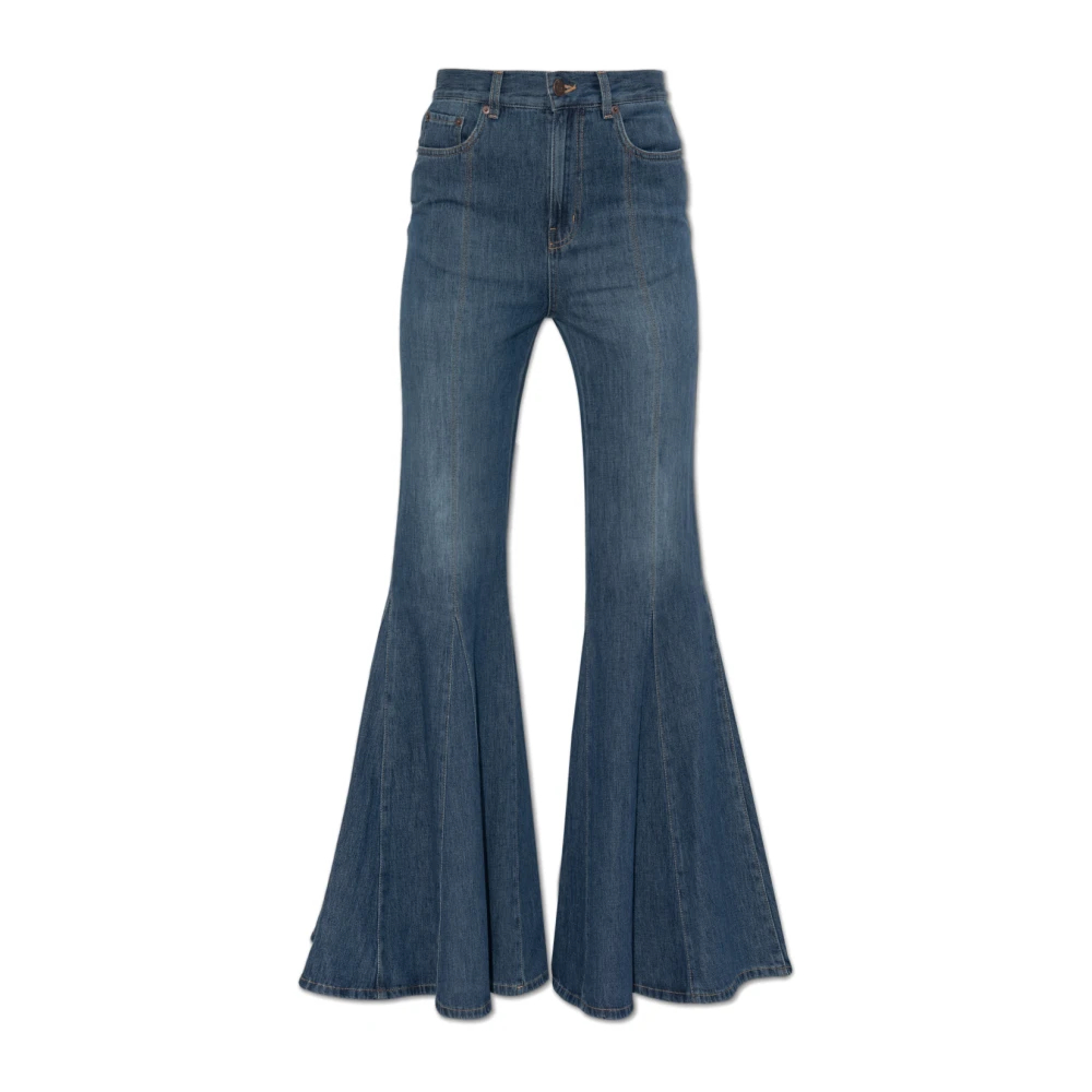 Chloé Women's Blue Flared Jeans W27