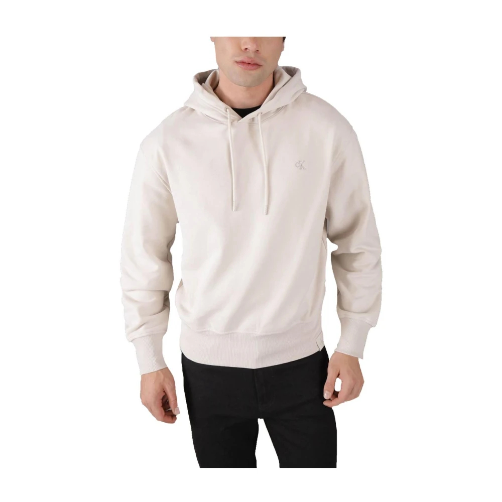 Calvin Klein Men's Beige Hoodies Extra Large